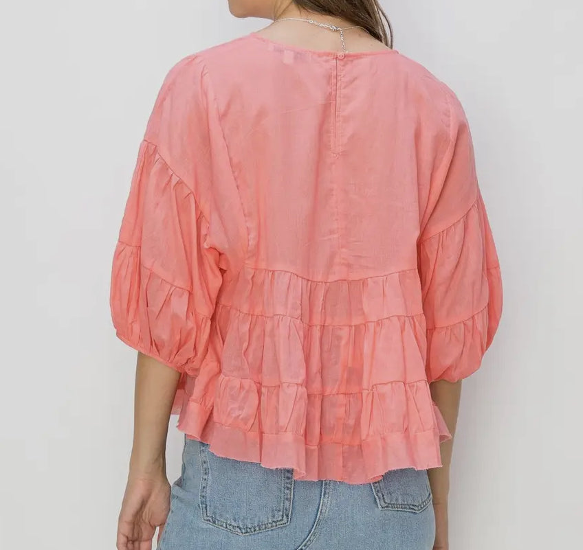 z Pure Love Babydoll Blouse