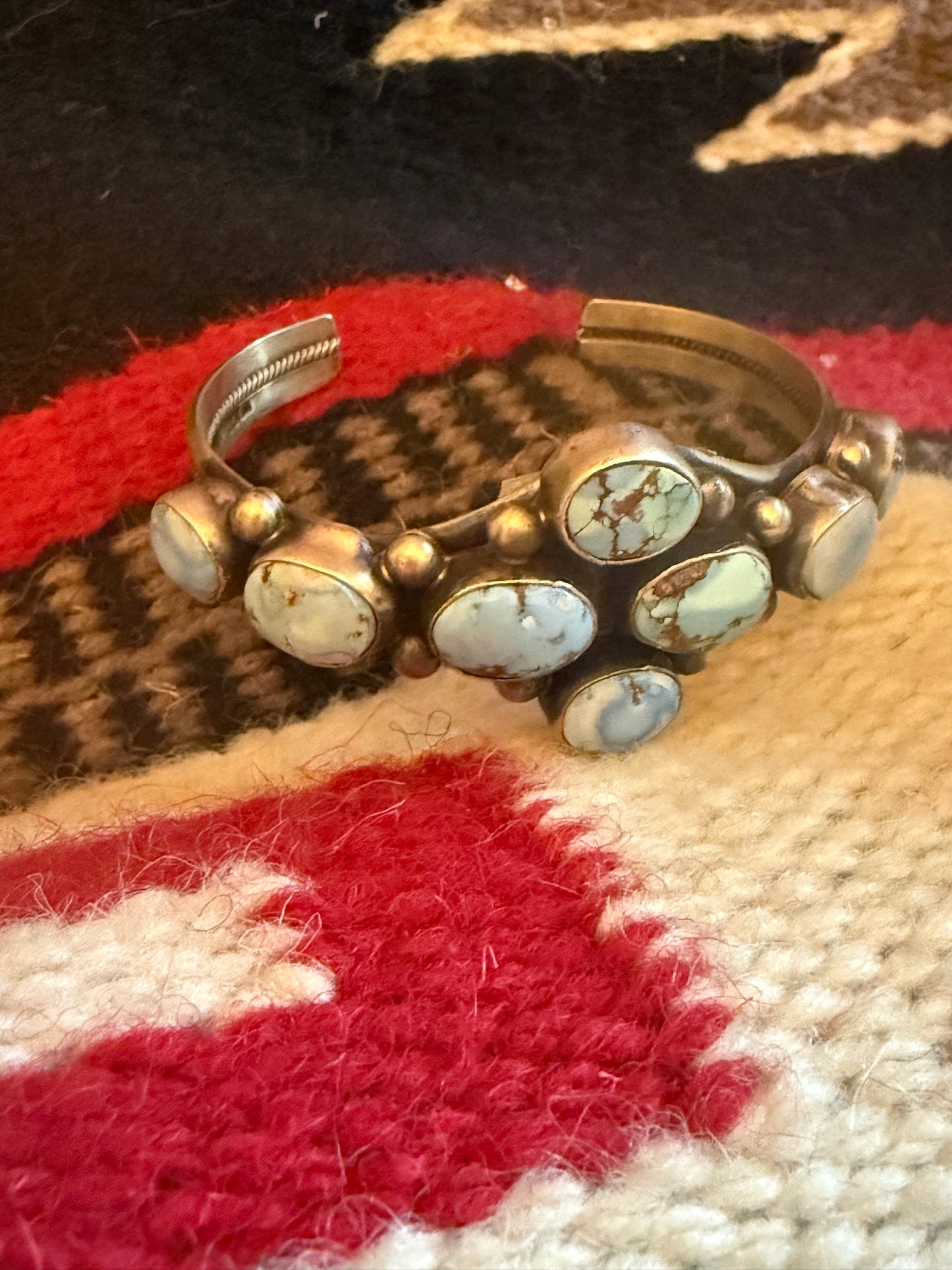 Golden Hills Turquoise Sterling Silver Cuff