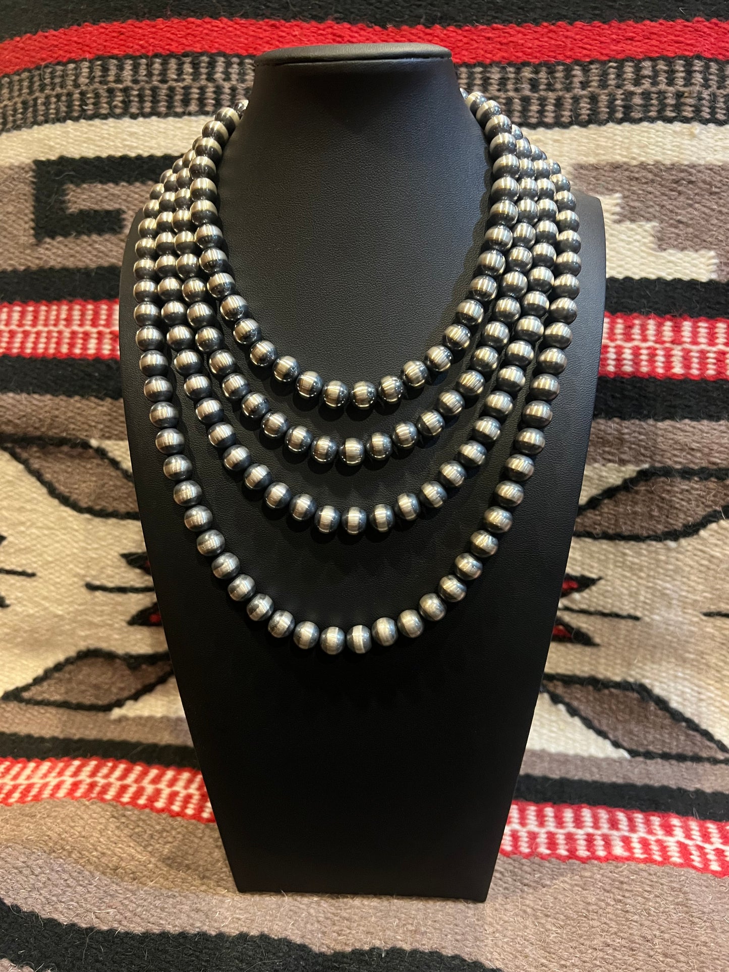 10mm Navajo Pearl Necklace 20" Long