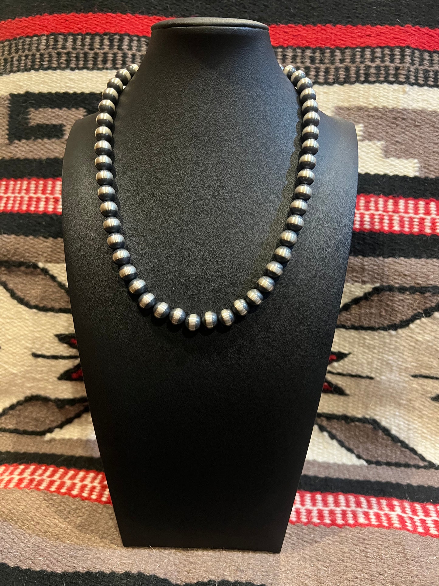 10mm Navajo Pearl Necklace 20" Long