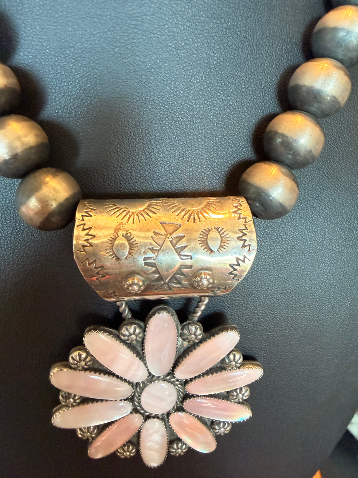 Pink Opal Star Pendant