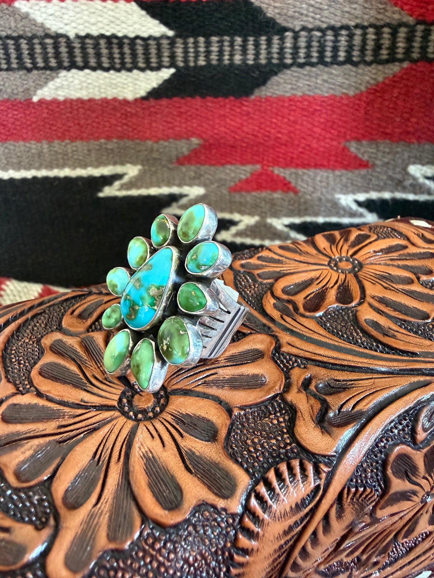 Sonoran Gold Cluster Ring By Geneva Apachito