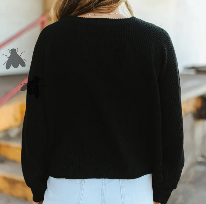 z Knit'em Cowboy Midnight Sweater