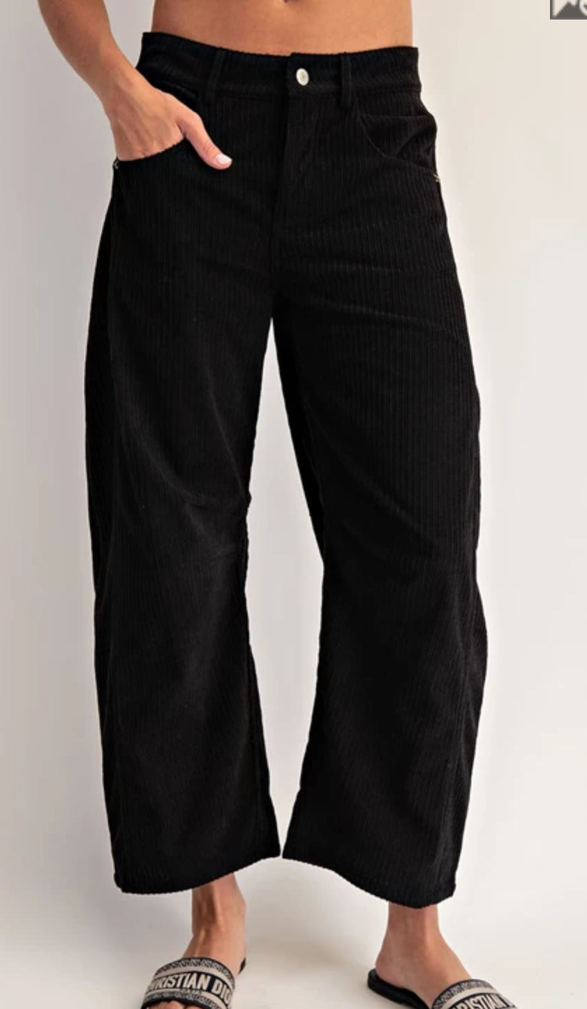 z. Corduroy Barrel Pants