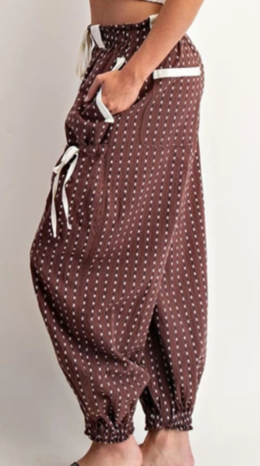 z. Soft Micro Washed Striped Joggers