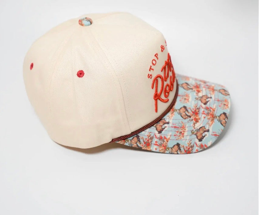 Smell the Roses Canvas Cap