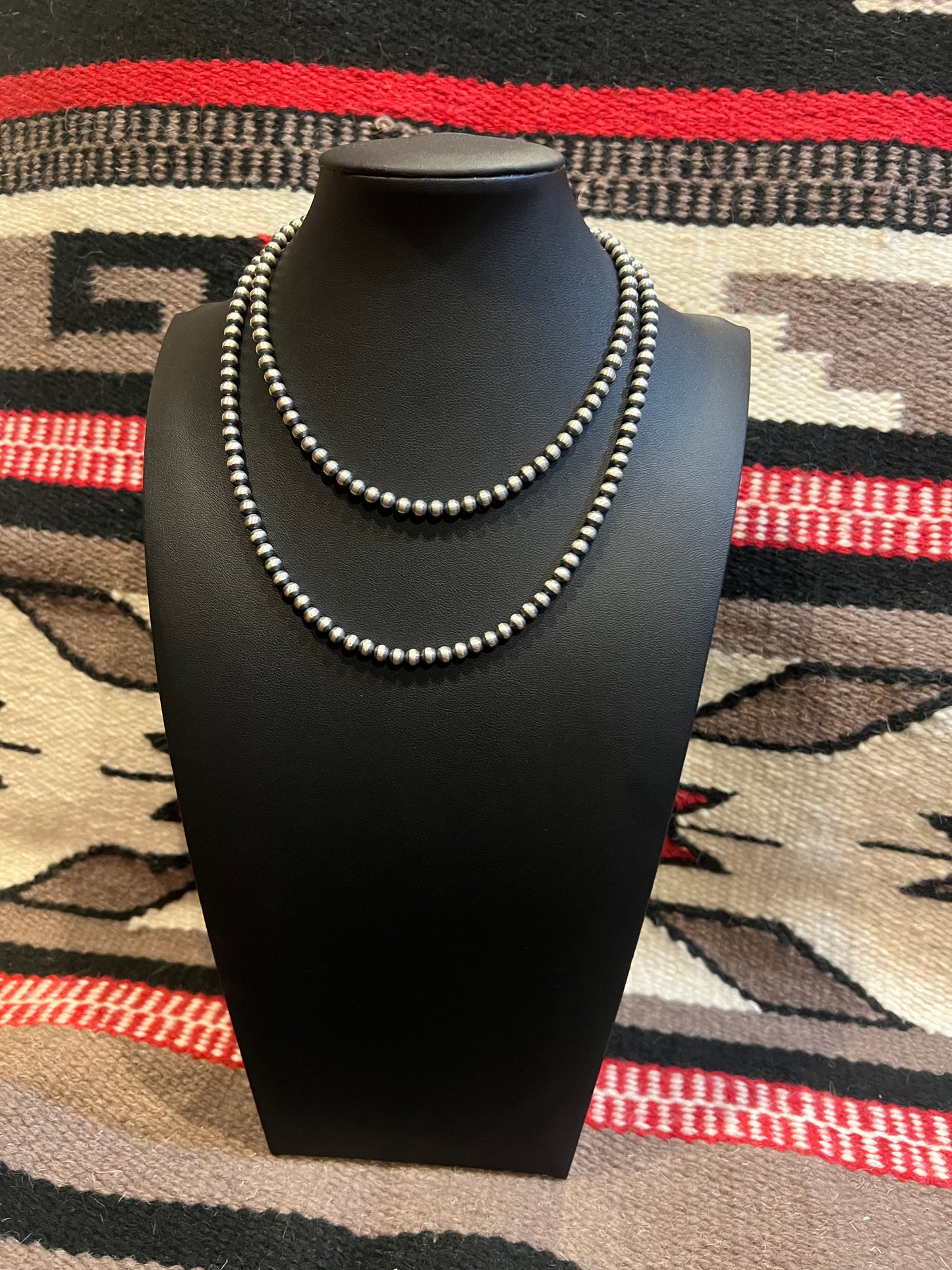 5mm Navajo Pearl Necklace 14" long