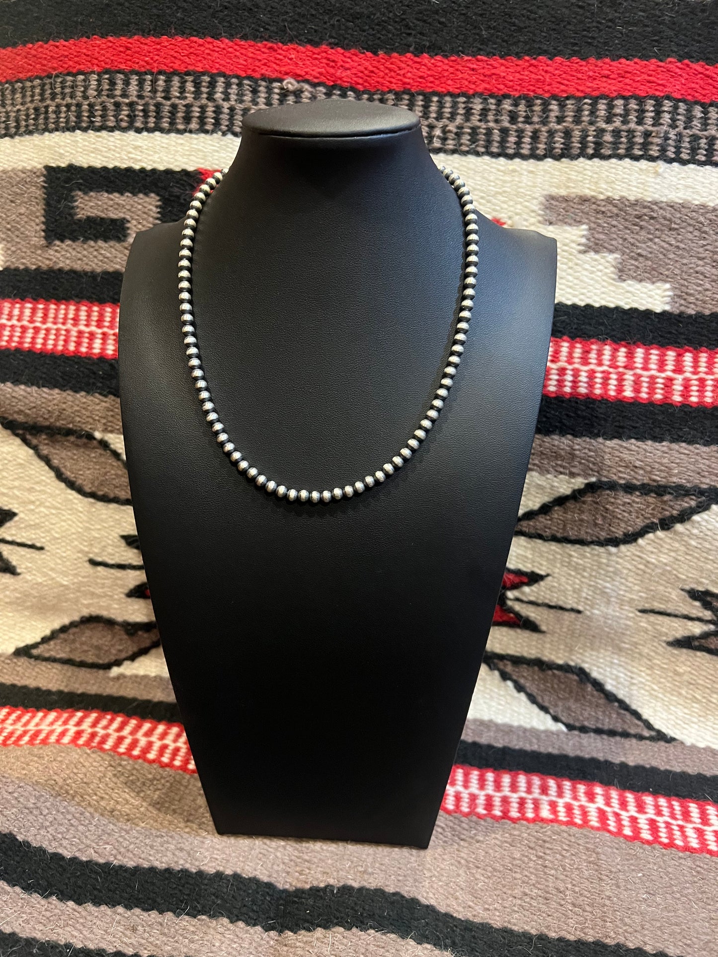 5mm Navajo Pearl Necklace 18" Long