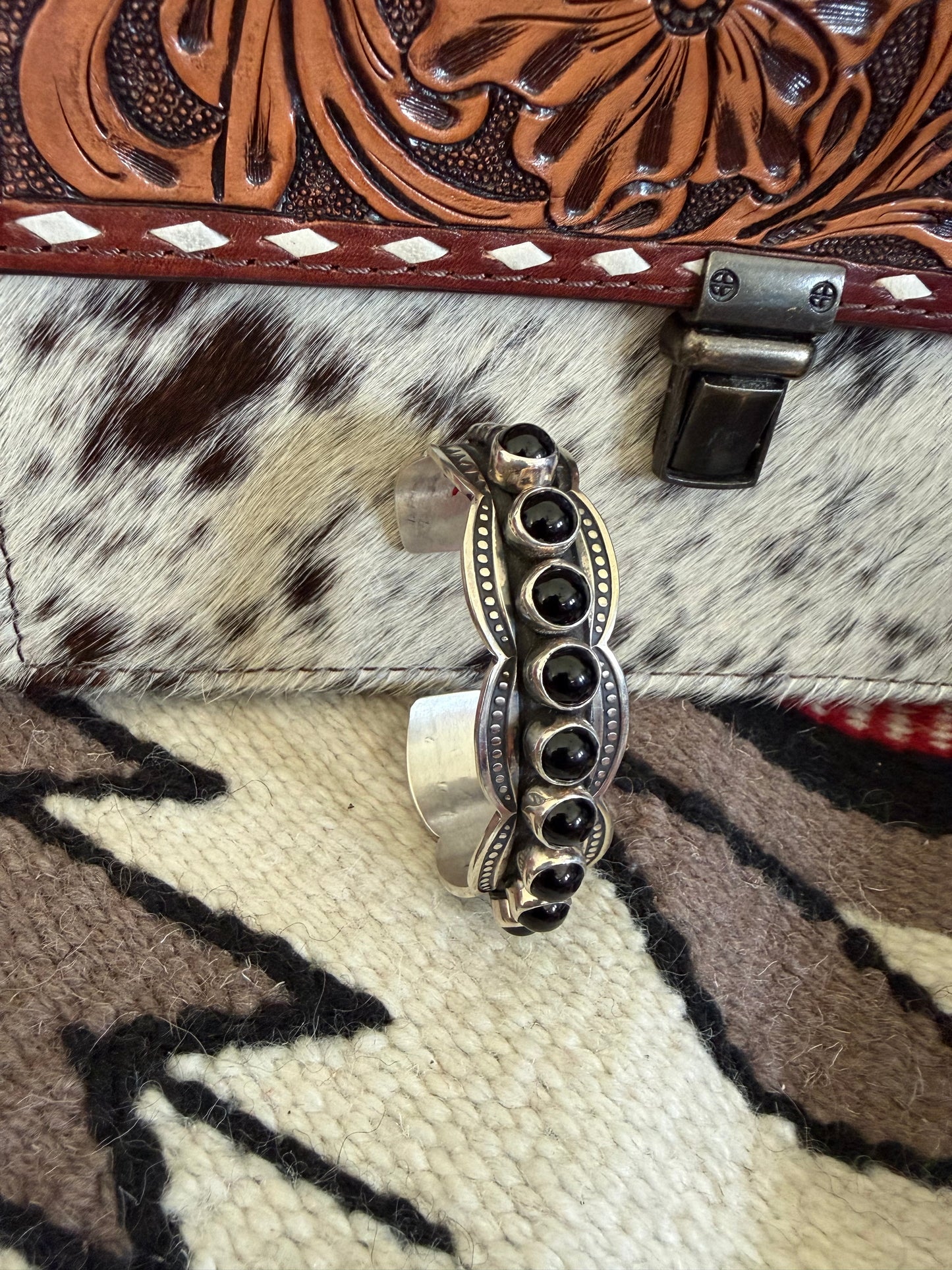Black Onyx Cuff By Albert Jake
