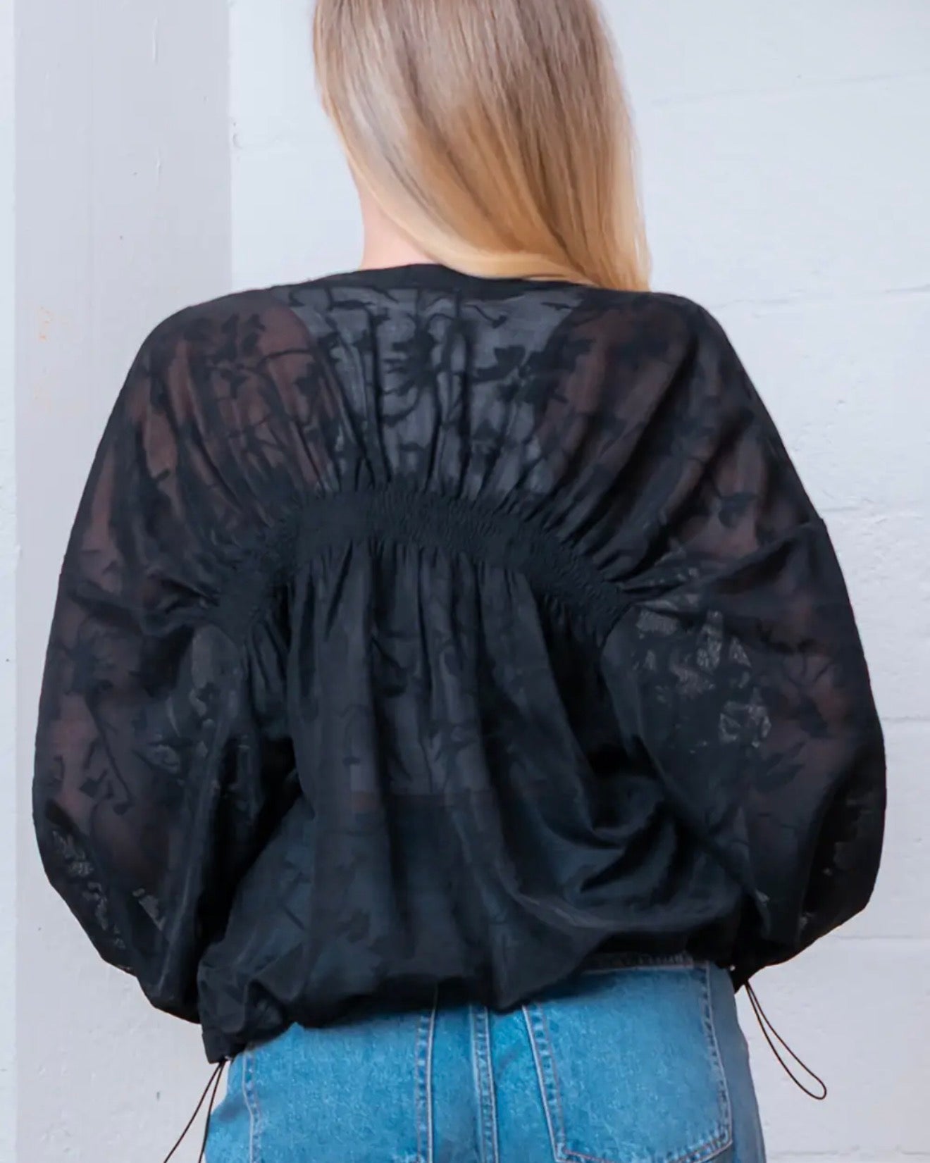 z Black Mesh Jacket
