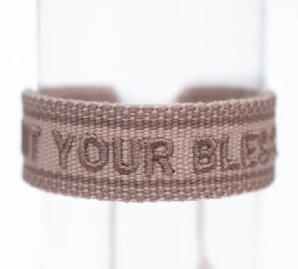 Count Your Blessings Tassel Bracelet