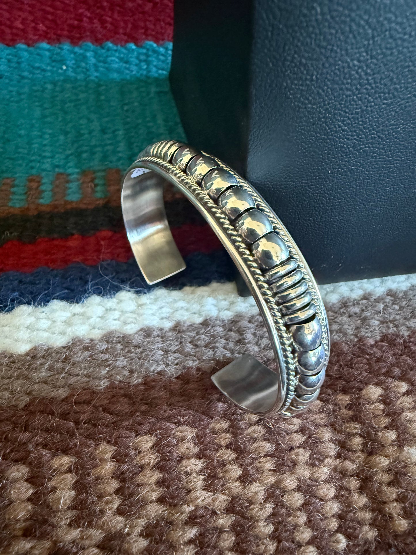 Thomas Charley Sterling Silver Cuff with Detailing