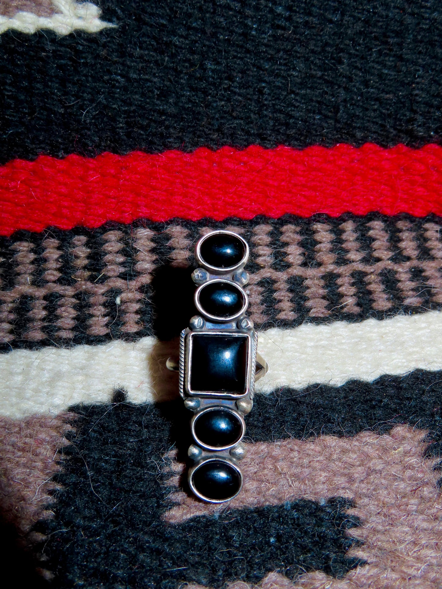 Black Onyx and Sterling Silver Ring By Danny Henio