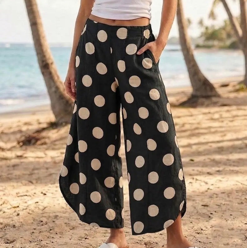 z Tulip Washed Polka Dot Pants
