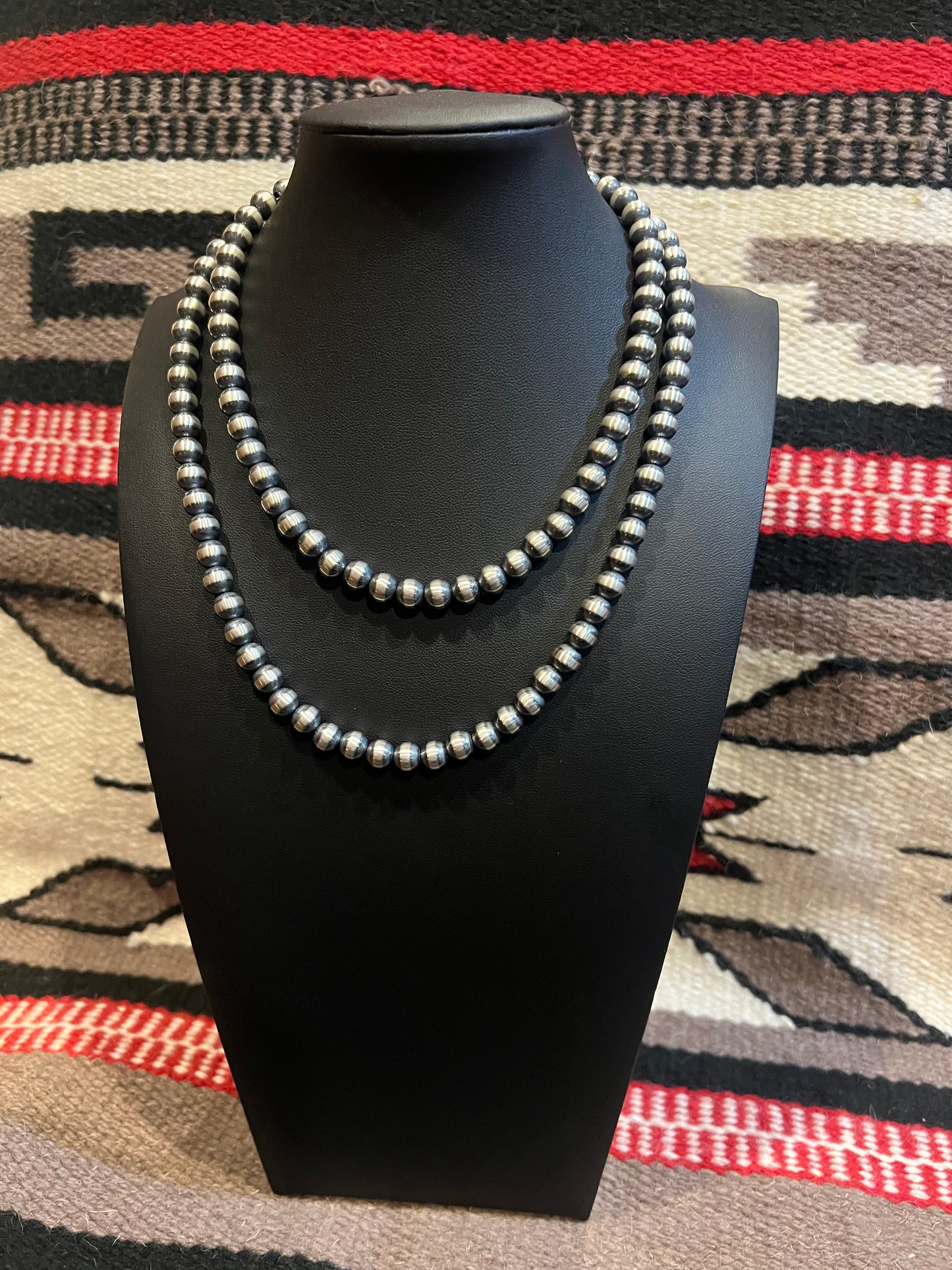 8mm Navajo Pearl Necklace 20" Long