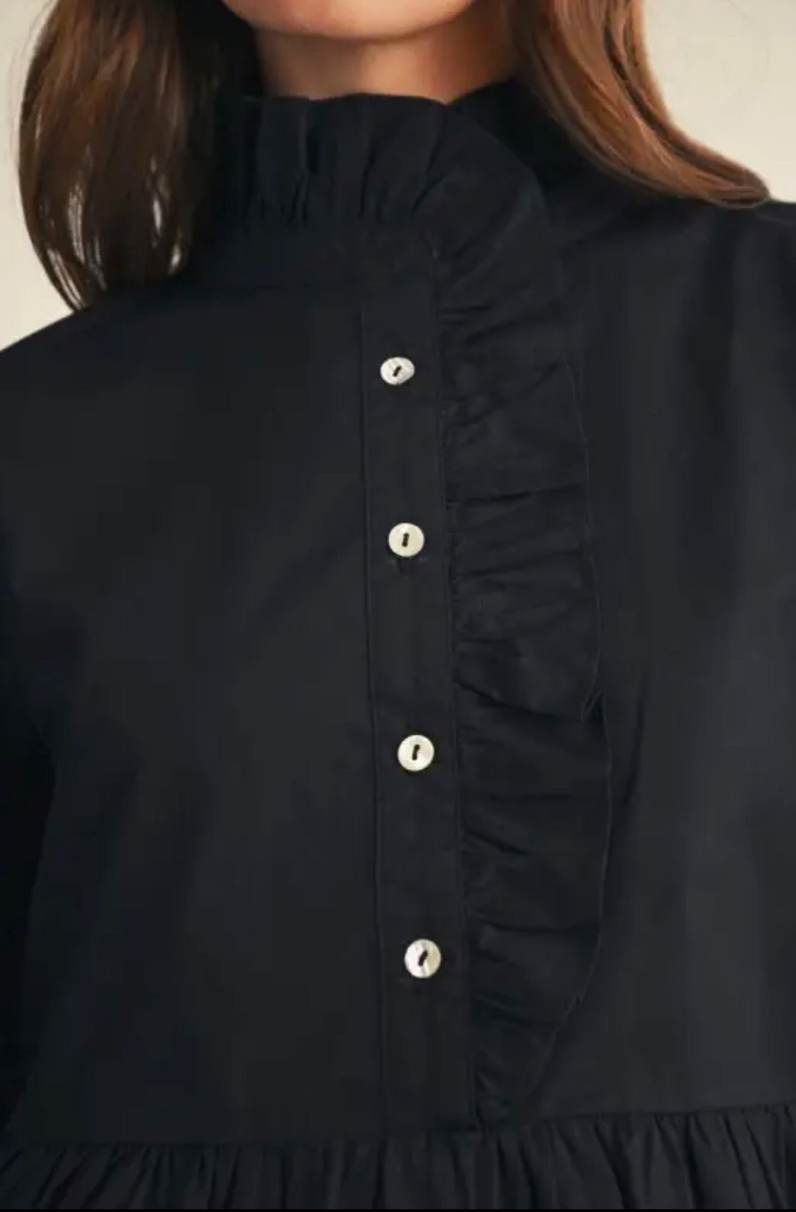 z Black Peplum Top