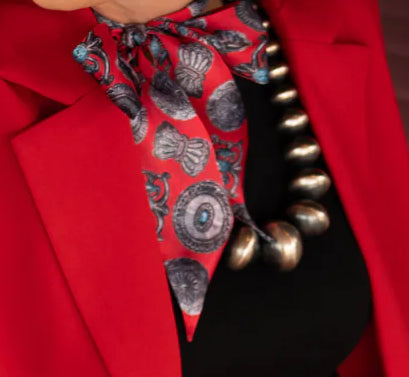 TWILLY RED TURQS & CONCHOS