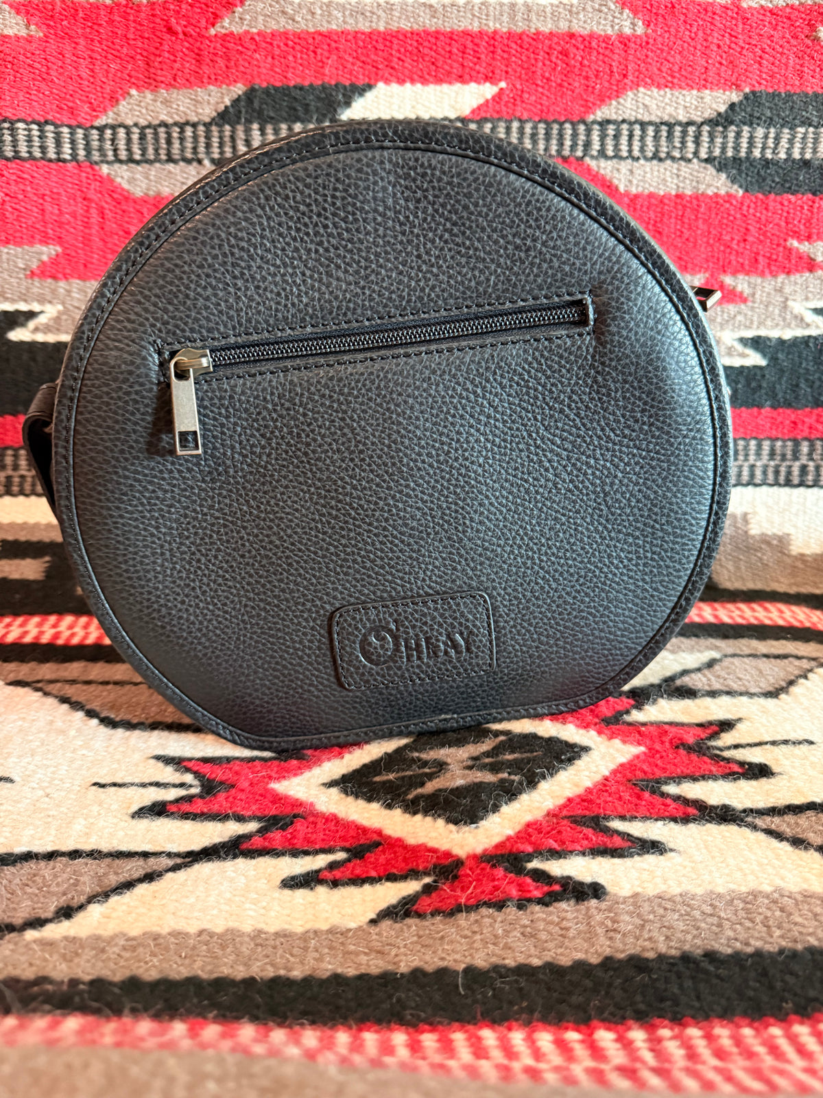 Canteen Genuine Western Leather Bag Hair-On O'Hlay