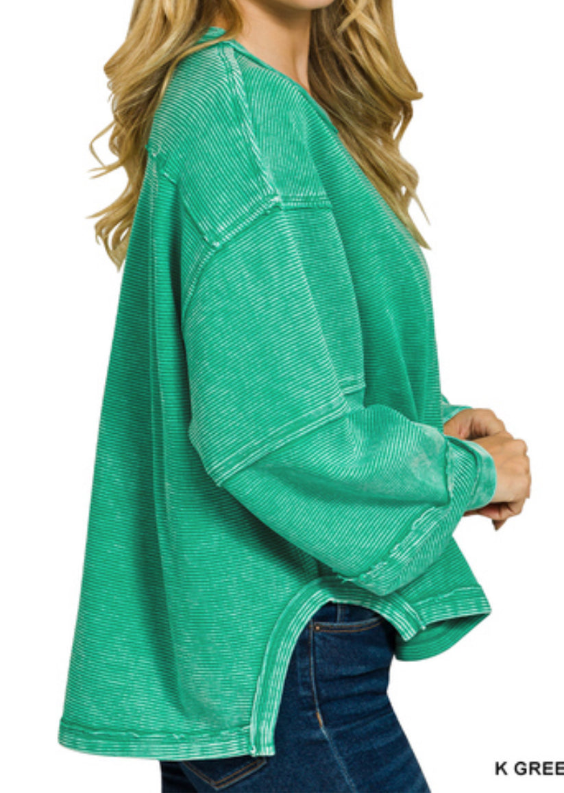 z Acid Washed Pullover