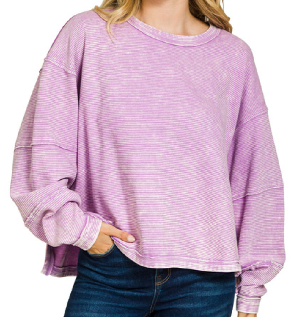 z Acid Washed Pullover