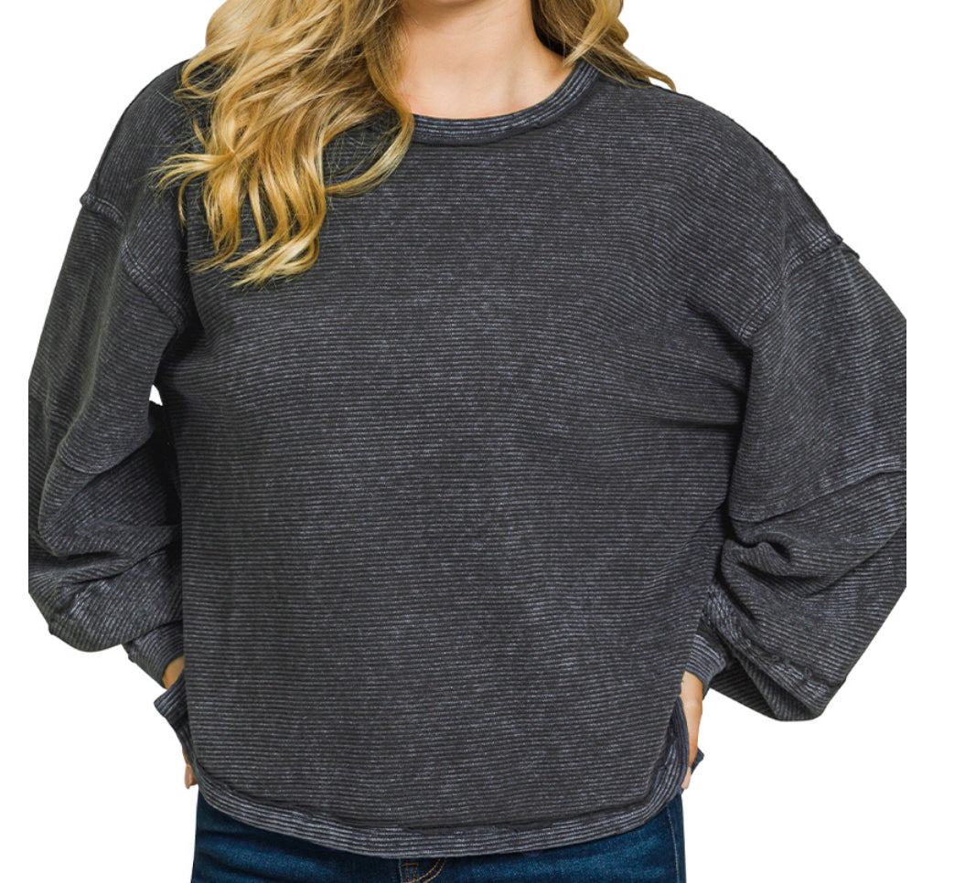 z Acid Washed Pullover