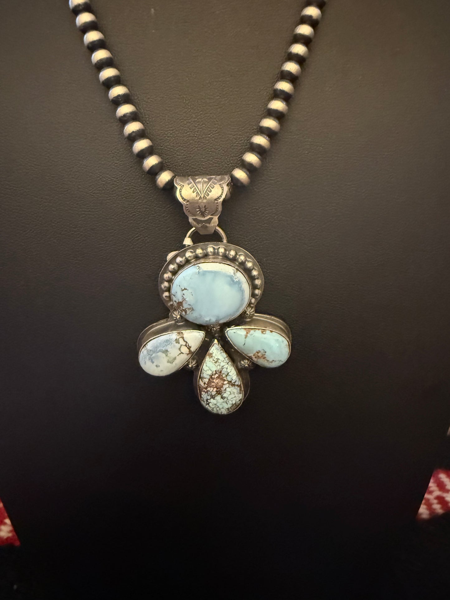 Sterling Silver Golden Hills Cluster Pendant