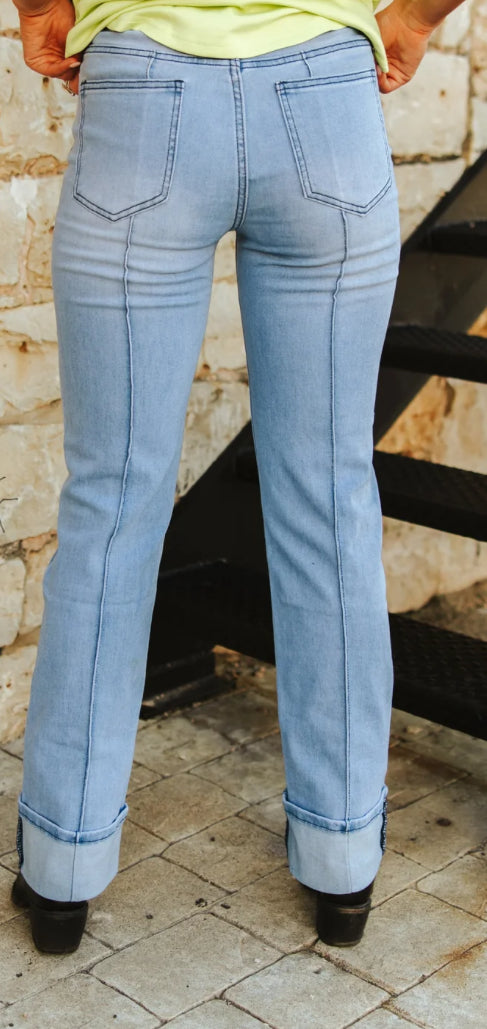 z Line Drives Light Wash Jeans