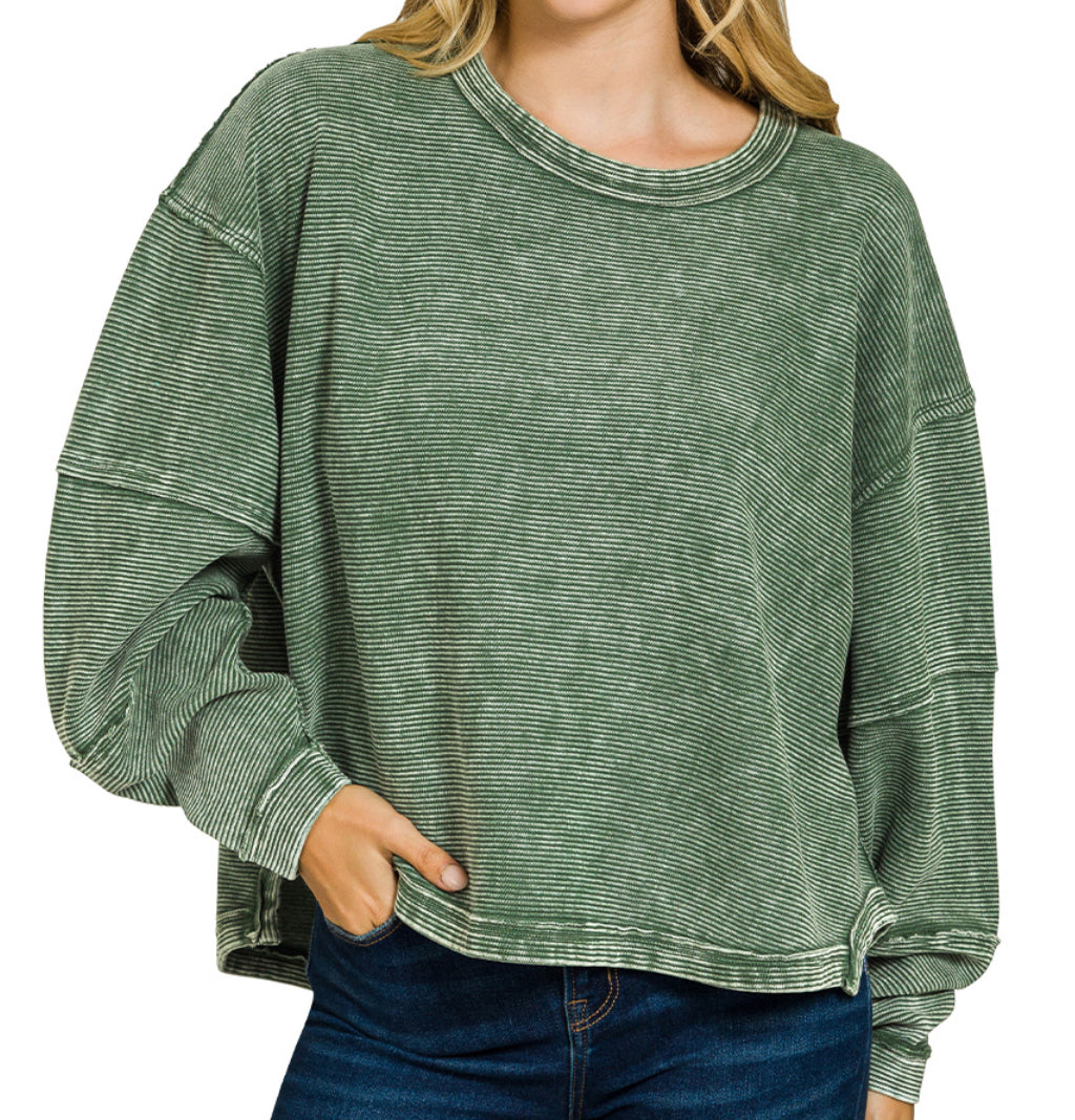 z Acid Washed Pullover