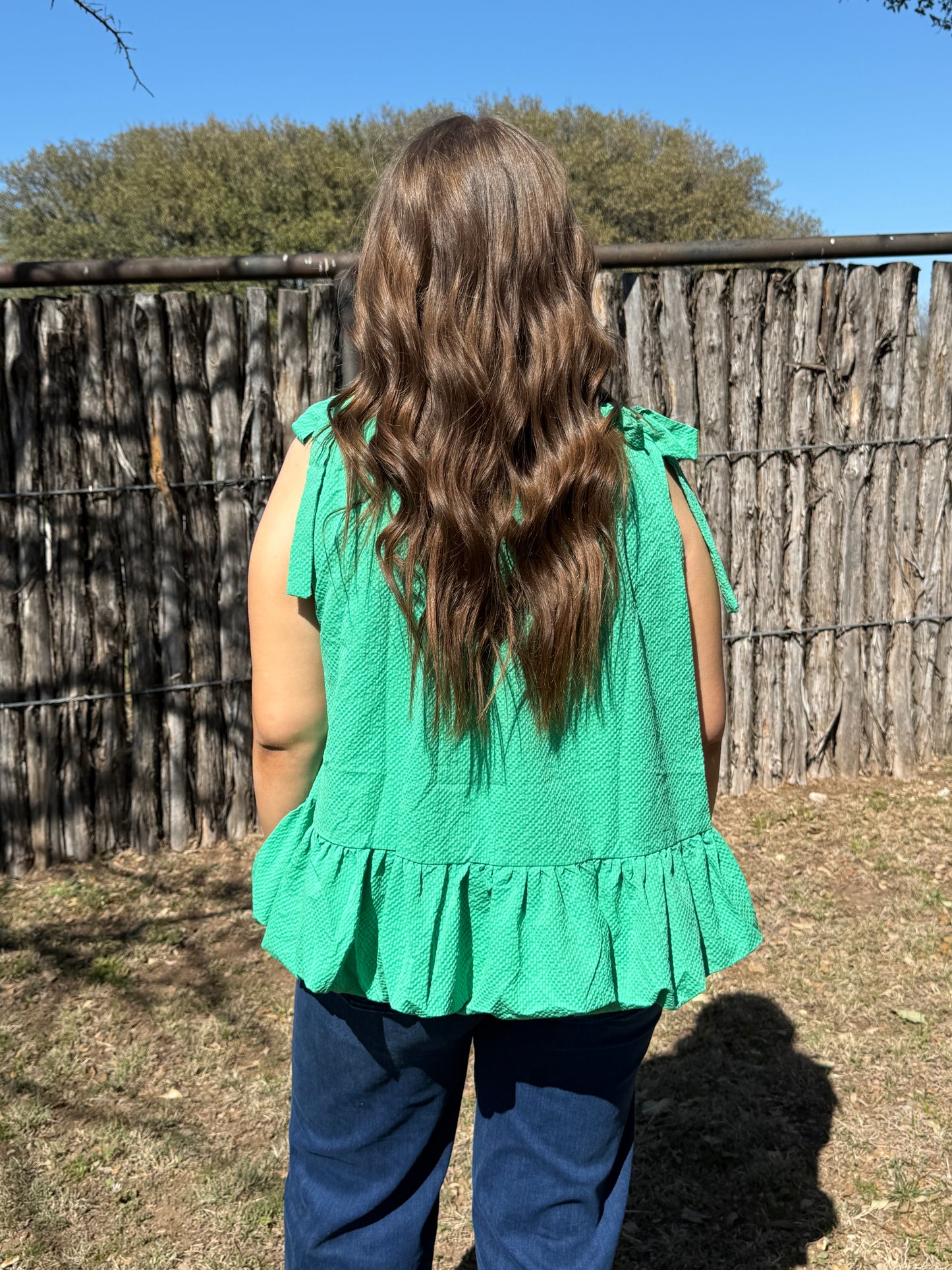 z Chic Ruffled Sleeveless Blouse