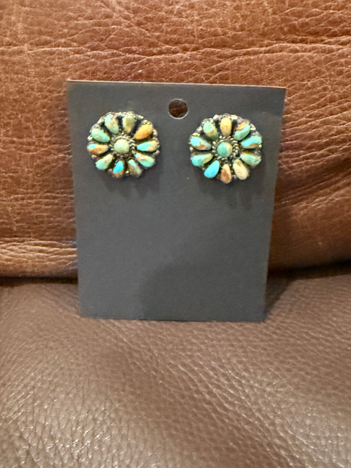 Mixed Turquoise Cluster Earrings By Juliana Williams