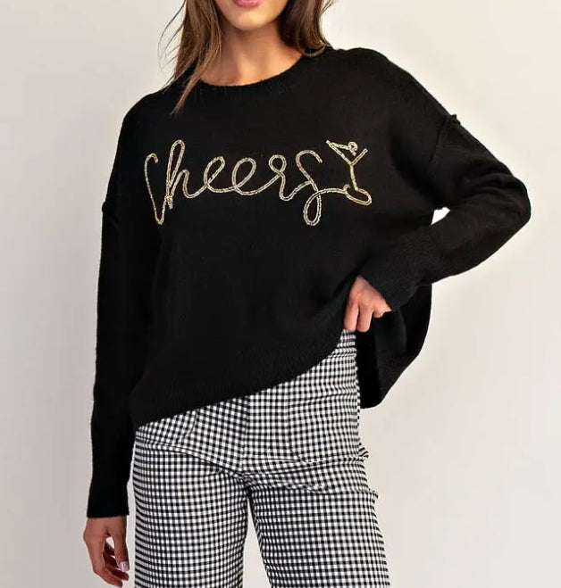 z   CHEERS Long Sleeve Sweater