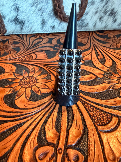 Black Onyx Ring   Size 7