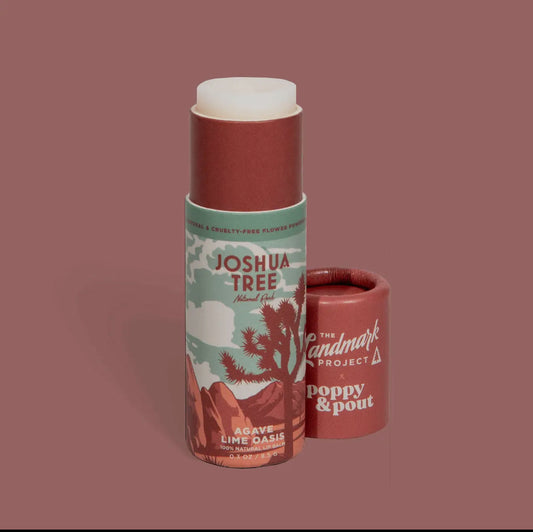 LB   Poppy & Pout Lip Balm Joshua Tree Agave Lime Oasis