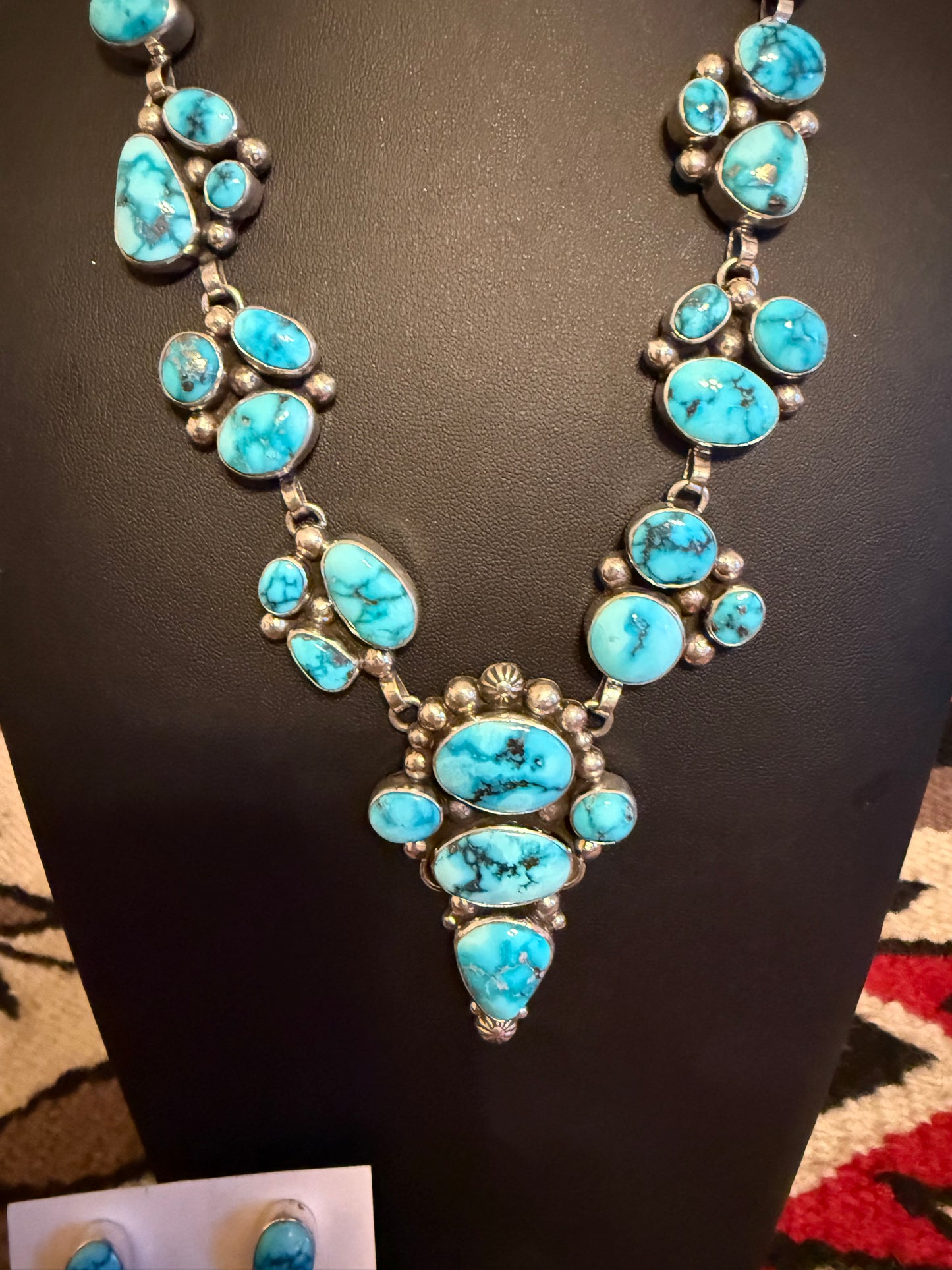 Riviera Turquoise Necklace and Earrings by Mary Ellen Pease