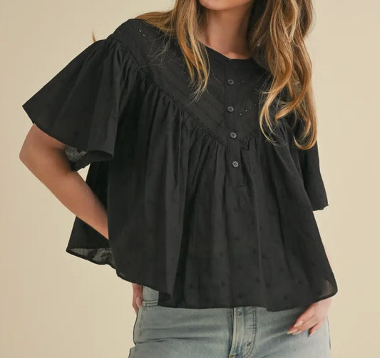 z   Chicboho Embroidered Blouse