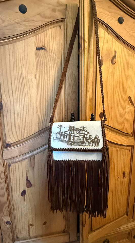 American Darling Cowhide Hair On Genuine Leather Purse