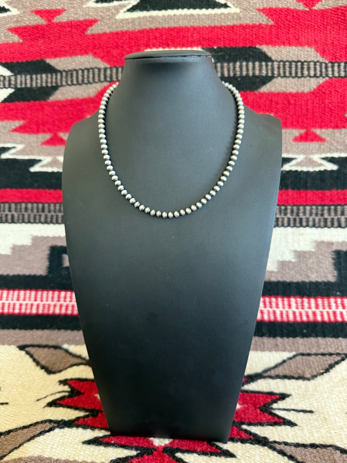 5mm Navajo Pearl Necklace 16" Long