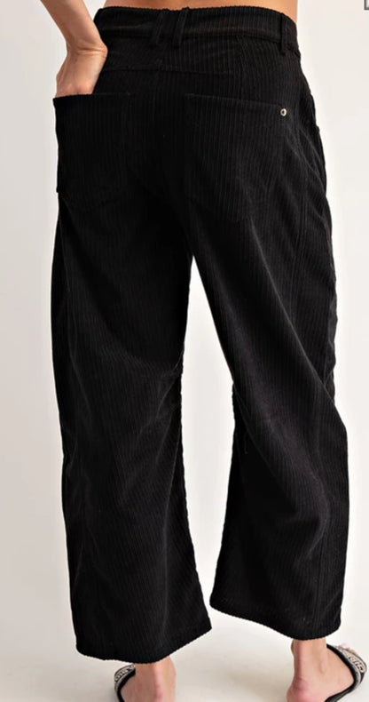 z.  Corduroy Barrel Pants