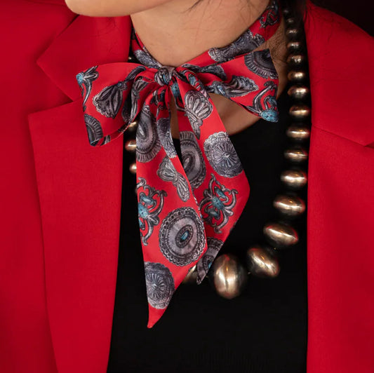 TWILLY RED TURQS & CONCHOS