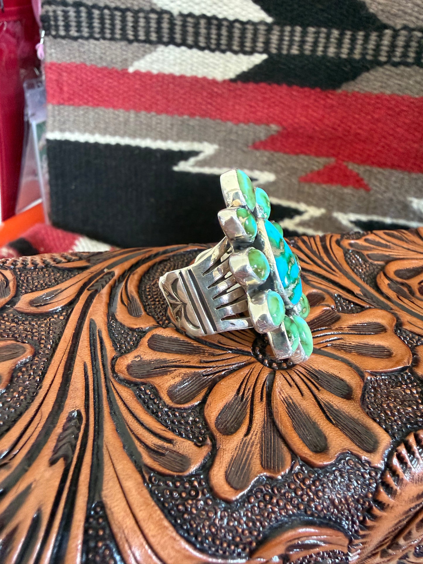 Sonoran Gold Cluster Ring By Geneva Apachito