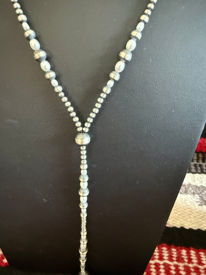 Sterling Silver and Fresh Water Pearl Lariat