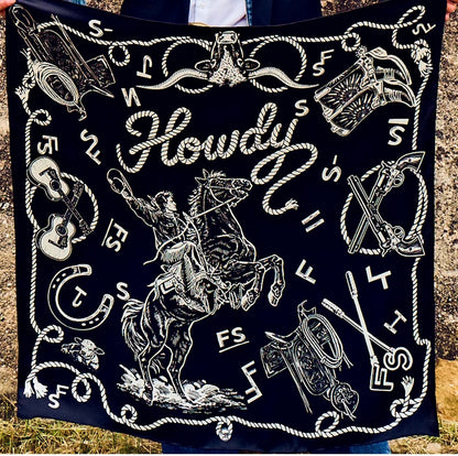 Hi Yo Silver - Silk Scarf