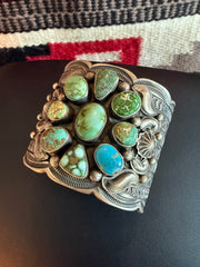 Sterling Silver and Turquoise Tillie John Cuff