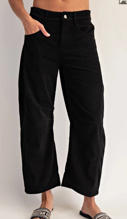z.  Corduroy Barrel Pants