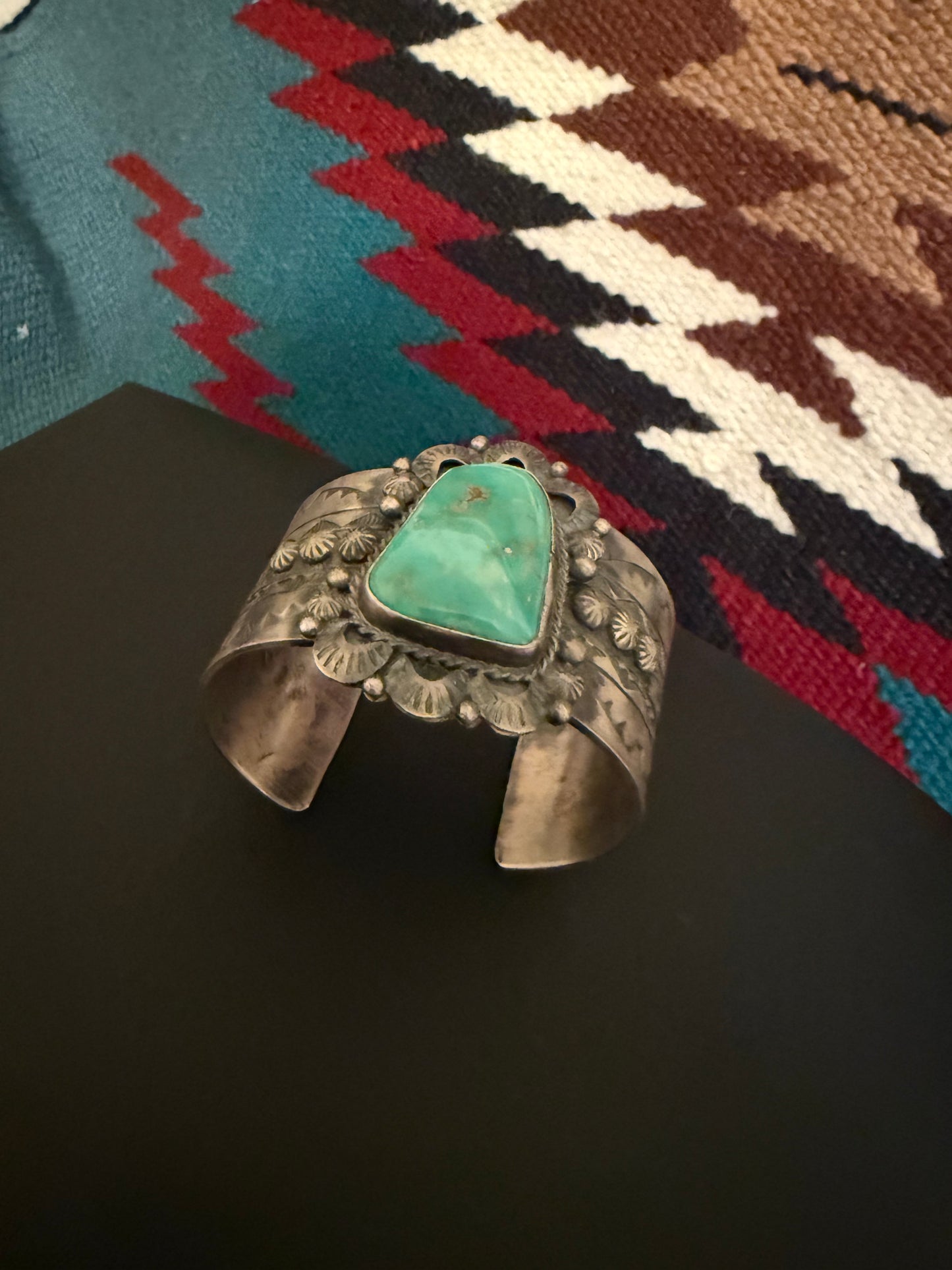 Sterling Silver and Turquoise Cuff