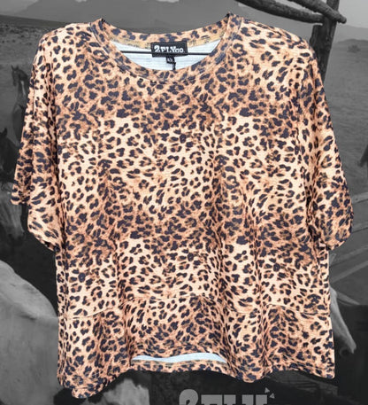 z   Spot Me Out Leopard Top
