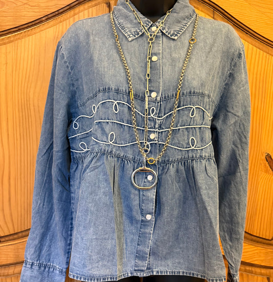 z   Loopty Lou Long sleeve Denim