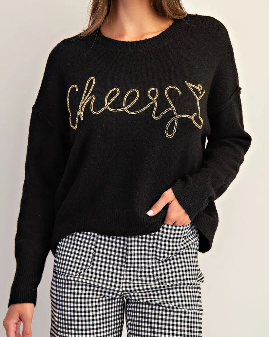 z   CHEERS Long Sleeve Sweater