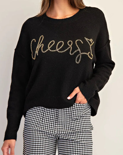 z   CHEERS Long Sleeve Sweater