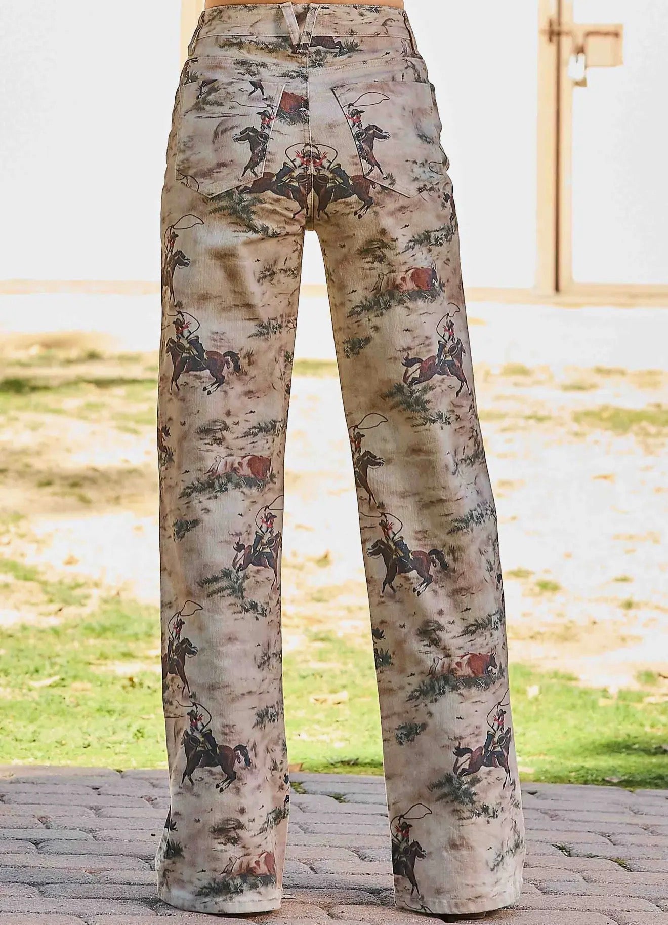 z   Cowboy Wide Leg Jeans